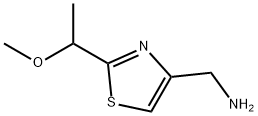 [2-(1-methoxyethyl)thiazol-4-yl]methanamine Struktur