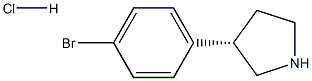 (S)-3-(4-BROMOPHENYL)PYRROLIDINE HCL Structure