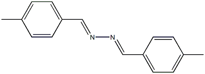 bis(4-methylbenzylidene)hydrazine Structure