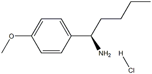 (1R)-1-(4-METHOXYPHENYL)PENTYLAMINE HYDROCHLORIDE Struktur