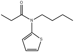 N-butyl-N-(thiophen-2-yl)propanamide Struktur