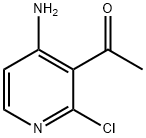 1-(4-AMINO-2-CHLOROPYRIDIN-3-YL)ETHANONE 化学構造式