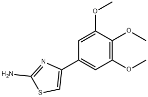 4-(3,4,5-trimethoxyphenyl)thiazol-2-amine 结构式