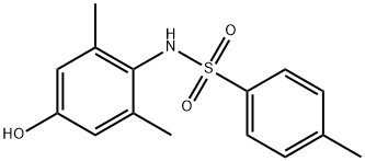N-(4-羟基-2,6-二甲基苯基)-4-甲基苯磺酰胺 结构式