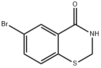 6-Bromo-2,3-dihydro-benzo[e][1,3]thiazin-4-one 化学構造式