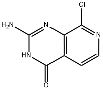 2-氨基-8-氯吡啶并[3,4-D]嘧啶-4(3H)-酮, 1413424-77-7, 结构式