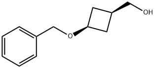 [cis-3-(benzyloxy)cyclobutyl]methanol 化学構造式