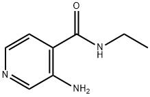 3-氨基-N-乙基异烟酰胺 结构式