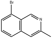 8-溴-3-甲基异喹啉 结构式