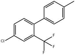 4-Chloro-4-methyl-2-(trifluoromethyl)-1,1-biphenyl Struktur