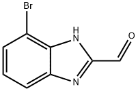 4-Bromo-1H-benzoimidazole-2-carbaldehyde Struktur