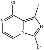 3-BROMO-8-CHLORO-1-IODOIMIDAZO[1,5-A]PYRAZINE Struktur