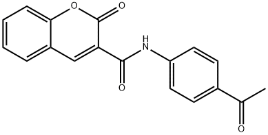 N-(4-acetylphenyl)-2-oxo-2H-chromene-3-carboxamide Structure