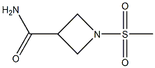 1-methylsulfonylazetidine-3-carboxamide Struktur