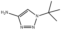 1-(叔丁基)-1H-1,2,3-三唑-4-胺,1428987-38-5,结构式