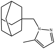 1-adamantylmethyl-5-methyl-1H-pyrazole Struktur