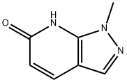 1-Methyl-1,7-dihydro-pyrazolo[3,4-b]pyridin-6-one Structure