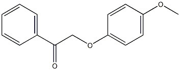 Ethanone,2-(4-methoxyphenoxy)-1-phenyl-,14385-49-0,结构式