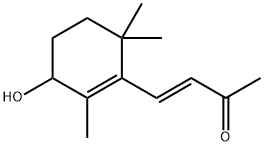 3-Buten-2-one, 4-(3-hydroxy-2,6,6-trimethyl-1-cyclohexen-1-yl)-, (E)- Structure