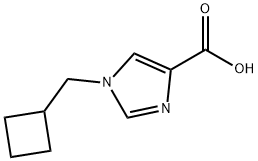 1-(Cyclobutylmethyl)-1H-imidazole-4-carboxylic acid Structure