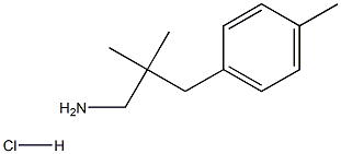 2,2-ジメチル-3-パラ-トリルプロパン-1-アミン塩酸塩 化学構造式