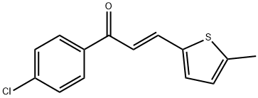 (2E)-1-(4-chlorophenyl)-3-(5-methylthiophen-2-yl)prop-2-en-1-one Structure