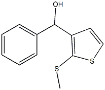 (2-(METHYLTHIO)THIOPHEN-3-YL)(PHENYL)METHANOL Structure