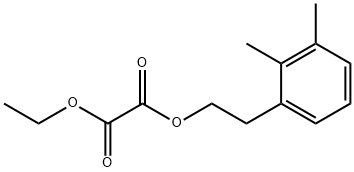 しゅう酸O1-[2-(2,3-ジメチルフェニル)エチル]O2-エチル 化学構造式