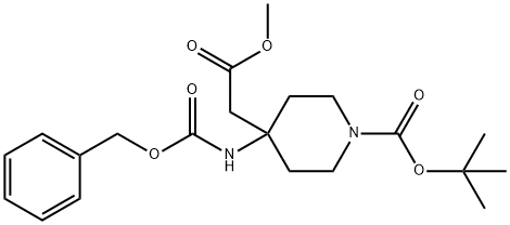 1-BOC-4-(CBZ-AMINO)-4-(2-METHOXY-2-OXOETHYL)PIPERIDINE