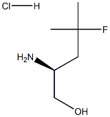 (S)-2-AMINO-4-FLUORO-4-METHYLPENTAN-1-OL HCL Struktur