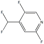 4-(二氟甲基)-2,5-二氟吡啶 结构式