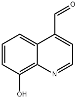 4-Quinolinecarboxaldehyde, 8-hydroxy- Struktur