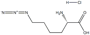 6-Azido-L-norleucine HCl 化学構造式