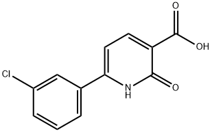 6-(3-chlorophenyl)-2-oxo-1,2-dihydropyridine-3-carboxylic acid,147269-19-0,结构式