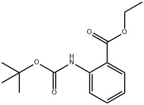 TERT-BUTYL 2-(ETHOXYCARBONYL)PHENYLCARBAMATE Structure