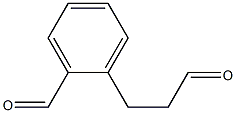 Benzenepropanal, 2-formyl- Structure
