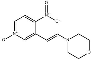 (E)-3-(2-morpholinovinyl)-4-nitropyridine 1-oxide Structure