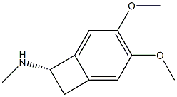 (S)-N-(4,5-Dimethoxybenzocyclobutan-1-yl)-N-methylamine Structure