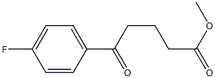 Methyl 5-(4-fluorophenyl)-5-oxovalerate Struktur