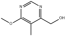 (6-METHOXY-5-METHYLPYRIMIDIN-4-YL)METHANOL Struktur