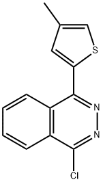 1-CHLORO-4-(4-METHYLTHIOPHEN-2-YL)PHTHALAZINE 化学構造式