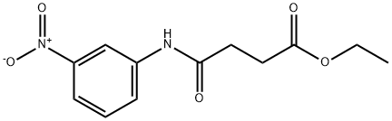 ethyl 4-[(3-nitrophenyl)amino]-4-oxobutanoate Structure