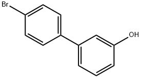4-ブロモ-3'-ヒドロキシビフェニル 化学構造式