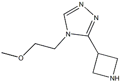 3-(azetidin-3-yl)-4-(2-methoxyethyl)-1,2,4-triazole Struktur