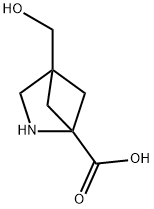 4-Hydroxymethyl-2-aza-bicyclo[2.1.1]hexane-1-carboxylic acid,1522098-73-2,结构式