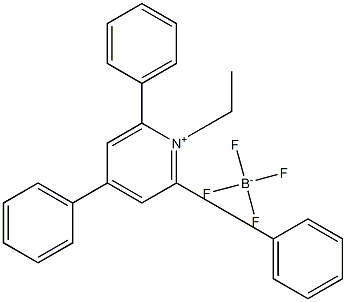 Pyridinium, 1-ethyl-2,4,6-triphenyl-, tetrafluoroborate(1-) Struktur