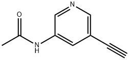 N-(5-Ethynylpyridin-3-yl)acetamide Struktur