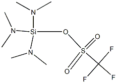 三(二甲胺基)硅烷基 三氟甲磺酸盐,155166-32-8,结构式