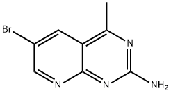 6-Bromo-4-methyl-pyrido[2,3-d]pyrimidin-2-ylamine Structure