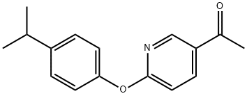 5-Acetyl-2-(4-isopropylphenoxy)pyridine Structure